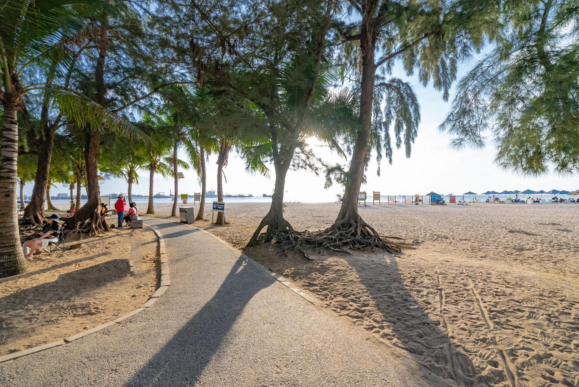 Puhai Sea View Apt By Hailan Tour At Sanya Yazhou Bay#Only 100 Meters To Beach And Sea Swimming Area Luaran gambar
